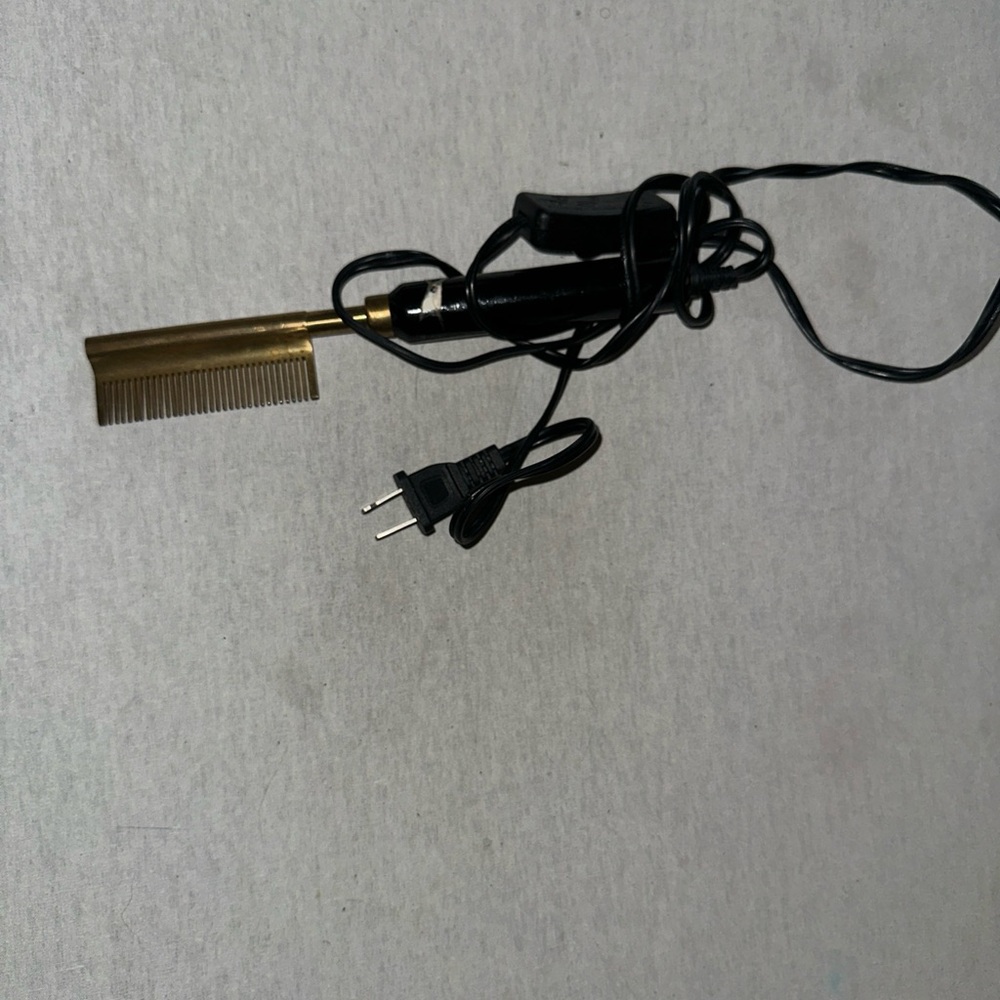 Gold Electric Hot Comb